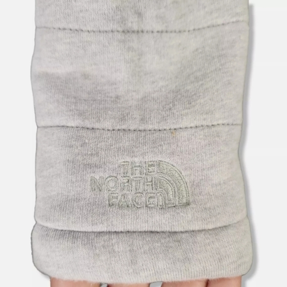 The North Face Jacket‎ Caroluna Small Gray Quilted Fleece Button Neck - Picture 8 of 13